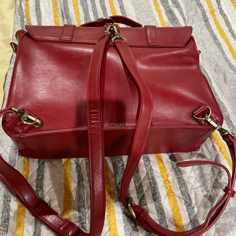 Sophisticated Red Leather Laptop - Picture 4 of 6